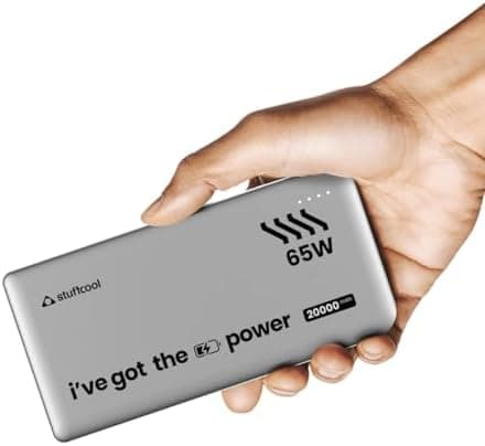 Stuffcool Major Ultra 65W PD Super Fast 20000mAh Powerbank