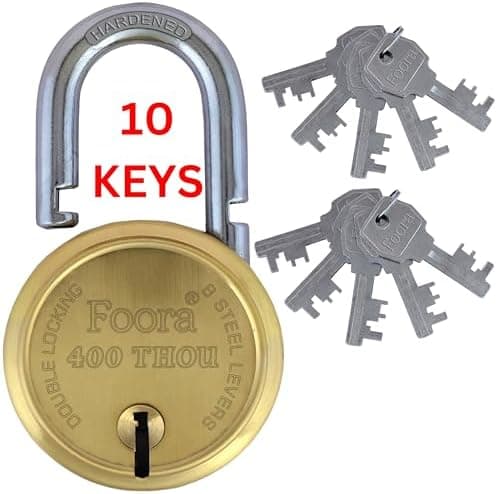 Keyless Biometric Fingerprint Smart Padlock for Gym & Gate