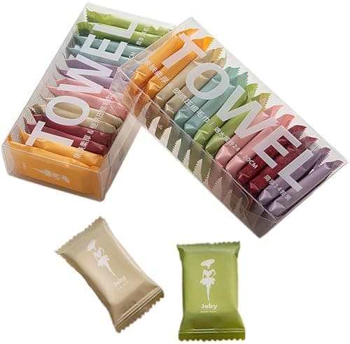 Disposable Compressed Towel Tablets for Travel (50-Pack)