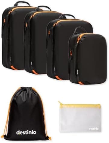 Compression Packing Cubes for Suitcases (6-Piece Set)