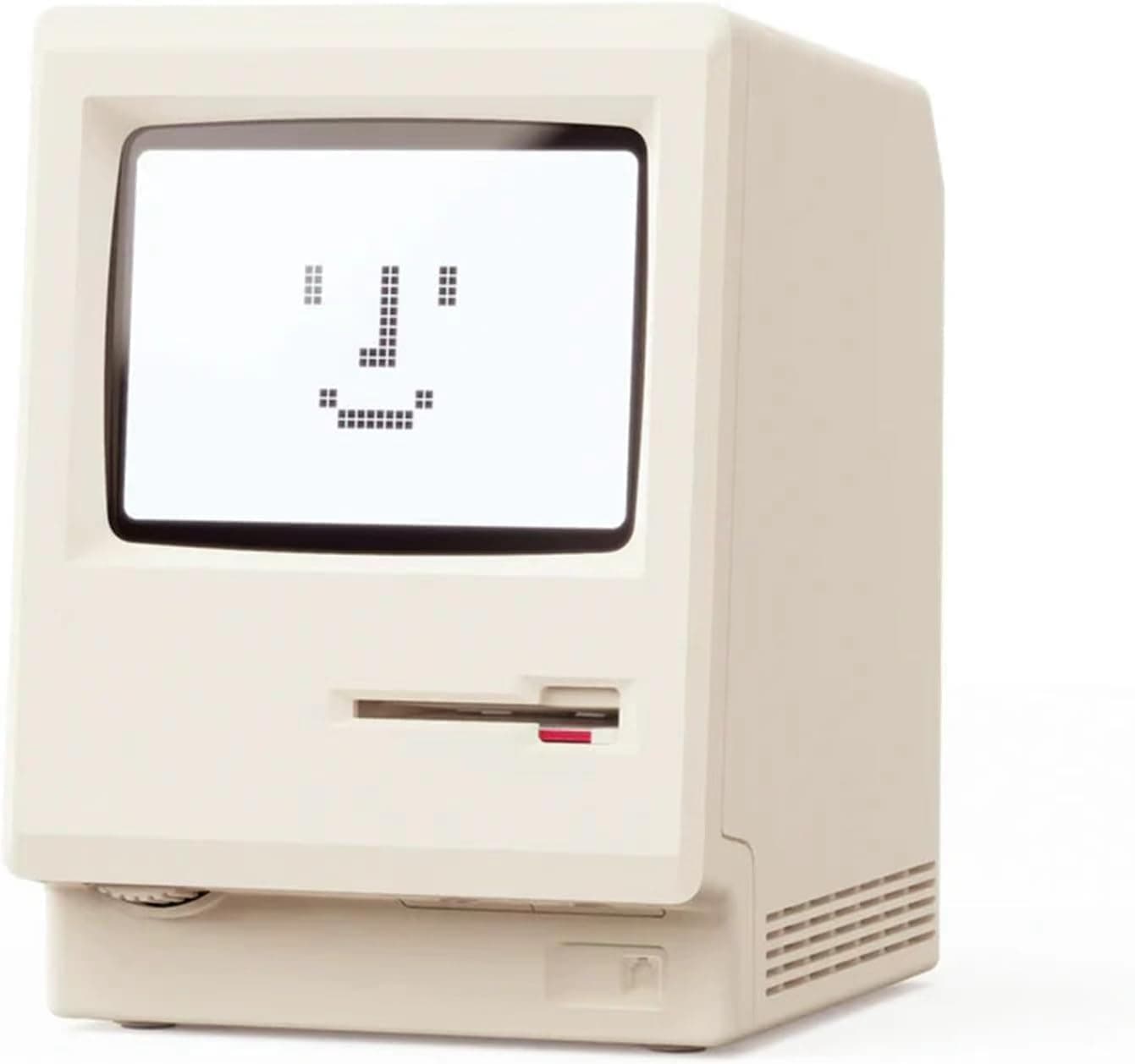 Maclock Retro 1984 Computer Style Pixel Art Desk Alarm Clock