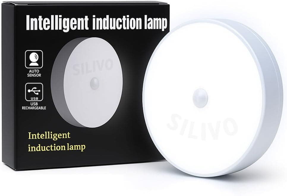 Ultra-Thin Rechargeable Motion Sensor Under-Cabinet LED Lights (3-Pack)