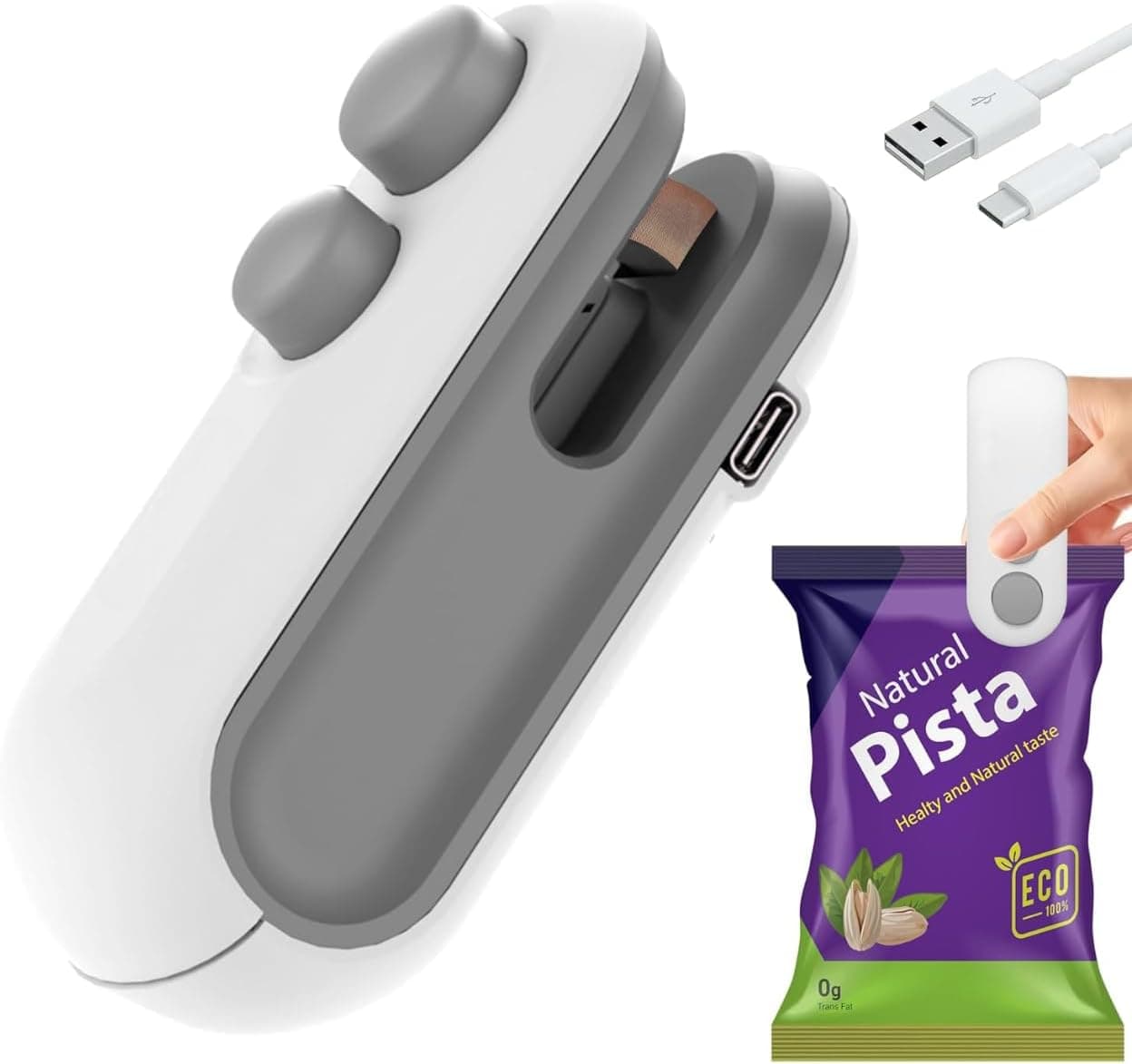 2-in-1 Handheld Mini Heat Bag Sealer & Cutter