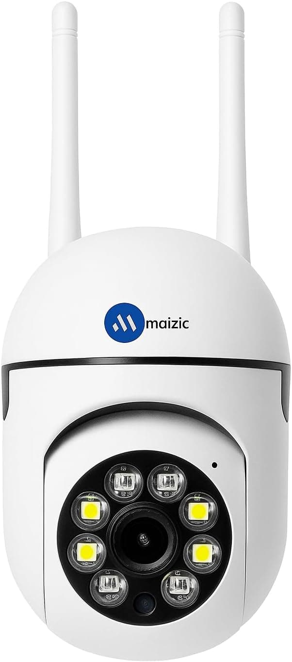 Smart WiFi Indoor Security Camera with 360° Pan-Tilt & Night Vision
