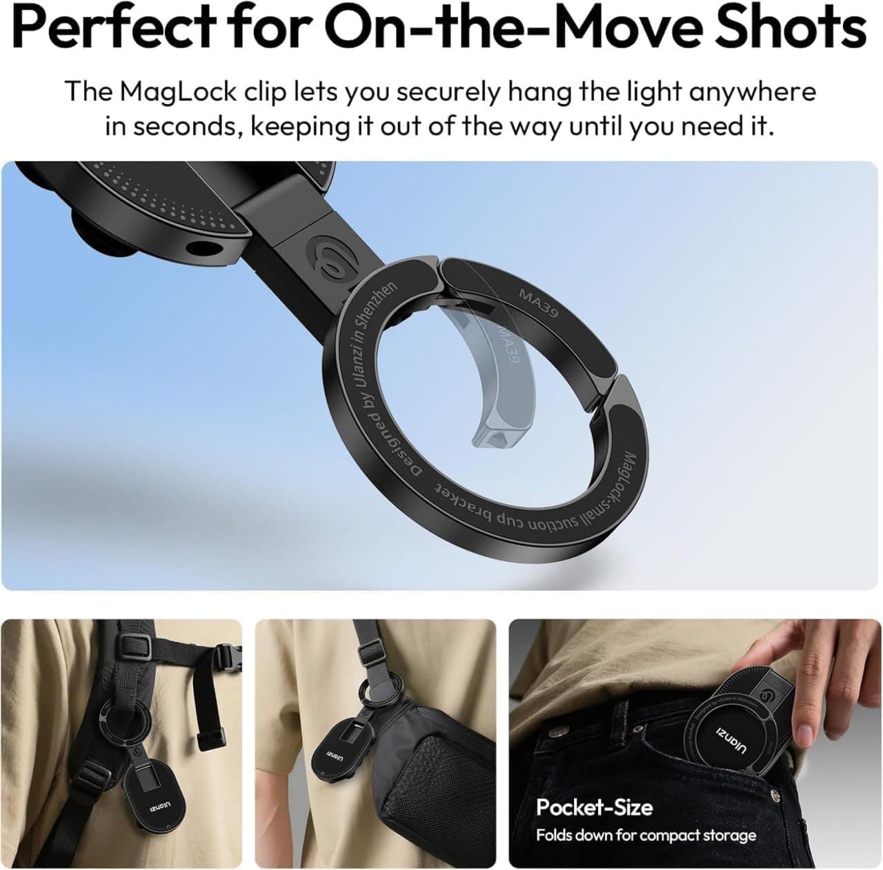 3-in-1 Magnetic Phone Holder with Nano Suction Cup & 360° Arm