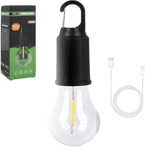 Portable Rechargeable LED Emergency Bulb with Hanging Hook