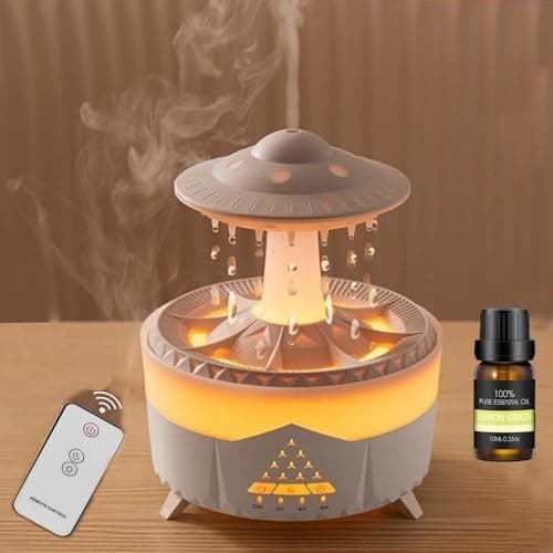 Mini USB Essential Oil Diffuser with Soft Breathing Night Light