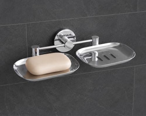 Stainless Steel Odor Removing Soap Bar with Stand