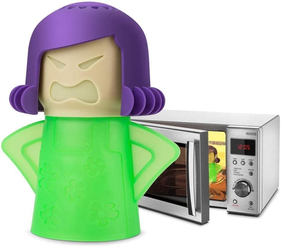 Angry Mama Microwave Steam Cleaner with Natural Vinegar