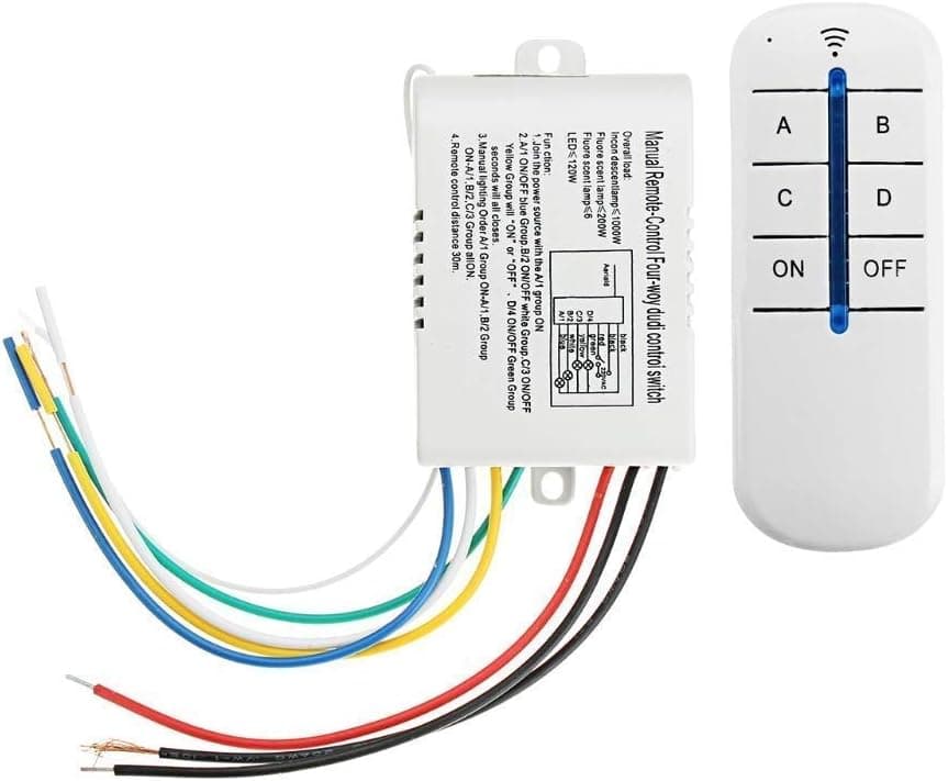 Wireless Remote Control Outlet Light Switch Kit (3-Pack)