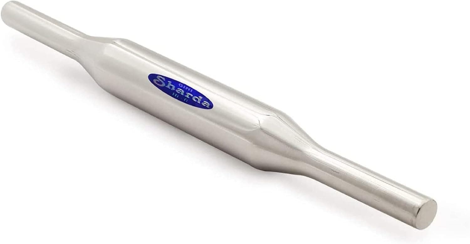 Adjustable Stainless Steel Rolling Pin with Thickness Rings