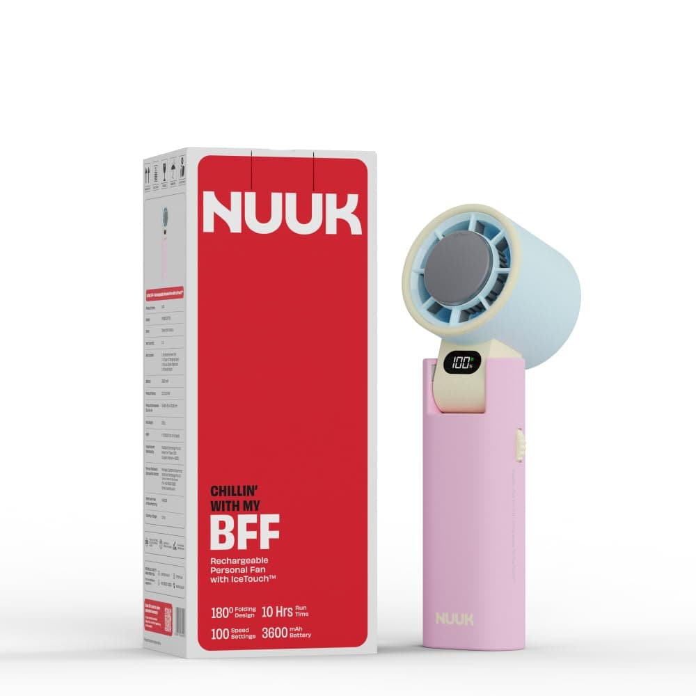 NUUK BFF Personal Portable Ultra-Quiet Hand Fan