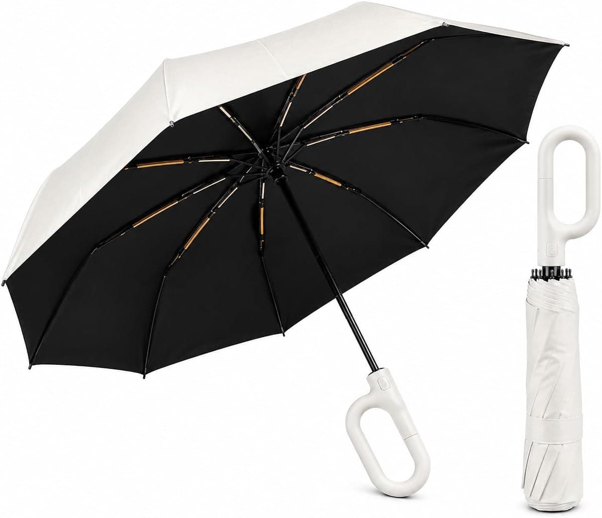 Compact Windproof Travel Umbrella with Auto Open/Close