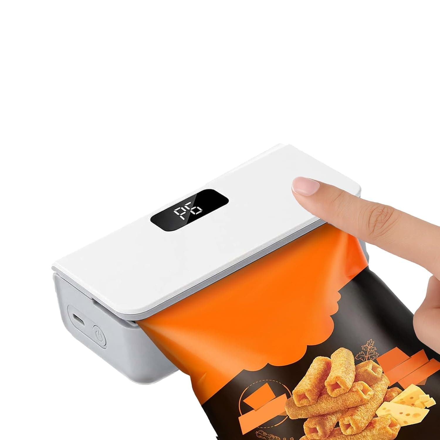 Rechargeable Mini Magnetic Heat Bag Sealer with Built-in Cutter
